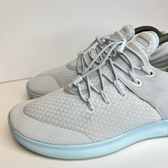 Nike Free RN CMTR Commuter Womens Sz 8 880842-012 Pure Platinum/Powder Blu NICE! - Picture 7 of 15